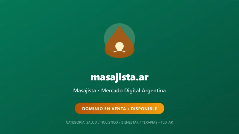Identidad gráfica y activo digital para Masajista en Argentina